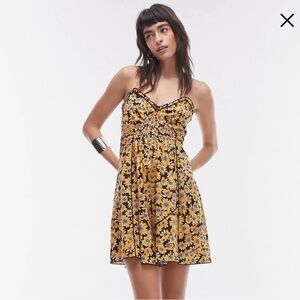 Topshop Minidress Sunflower